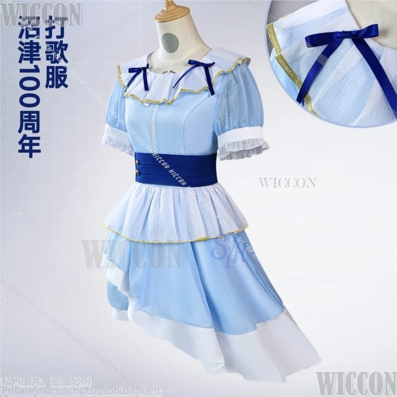 

Lovelive Sunshine косплей Aqours Watanabe You Numazu 100-летие Kawaii синее платье милая Лолита Хэллоуин Comic Con наряд