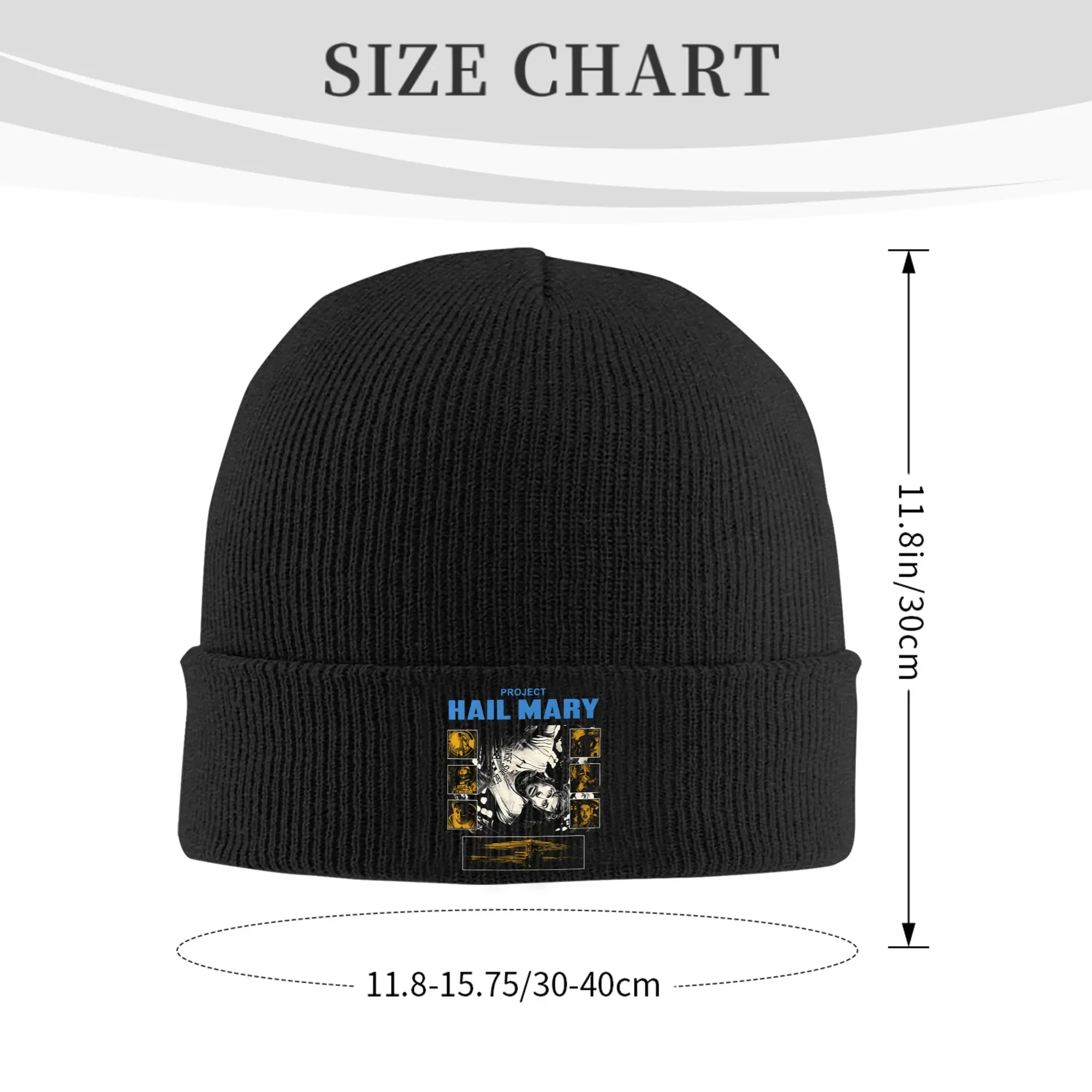 Project Hail Mary Hats Autumn Winter Skullies Beanies Baggy Ryan Gosling Cap Female Male Acrylic Knitted Hat