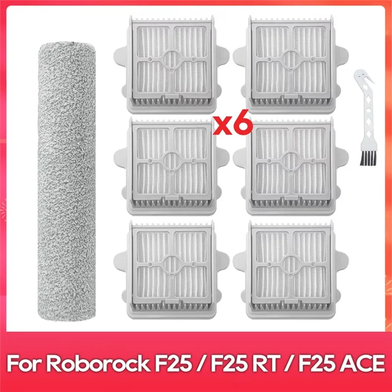 BAAM-Fit pour Roborock F25/F25 LT/F25 RT/F25 ACE/F25 ALT/F25 Combo/F25 ACE Combo accessoires rouleau de filtre