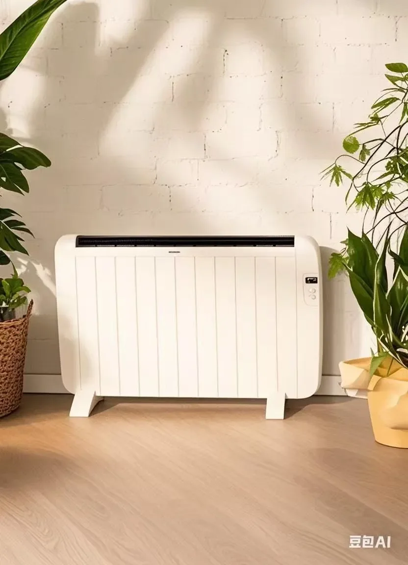 Baseboard Electric Heaters 2 White 2000W 5s Fast No Noise Carbon Fiber App-Controlled Overheat Protection Portable Class Energy