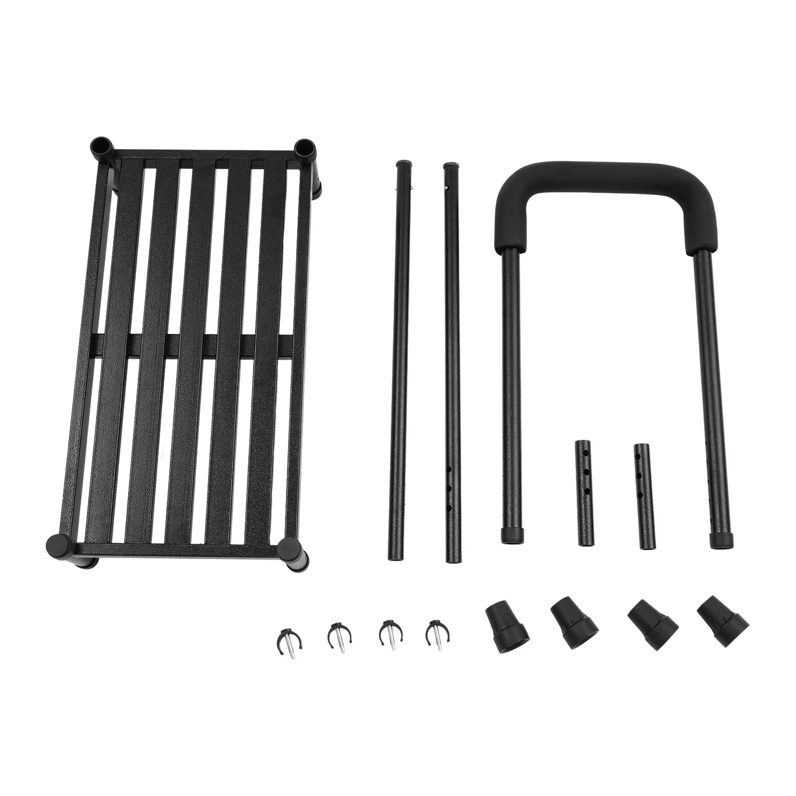 أسود الكربون الصلب 99 سنتيمتر عالية خطوة واحدة مقعد مع درابزين قابل للتعديل عدم الانزلاق البراز داخلي مساعد تسلق البراز