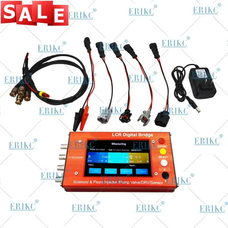 

ERIKC Digital LCR Common Rail Injector Pump EUI/EUP ZME and Fuel Rail Tester Capacitance Resistance Inductance