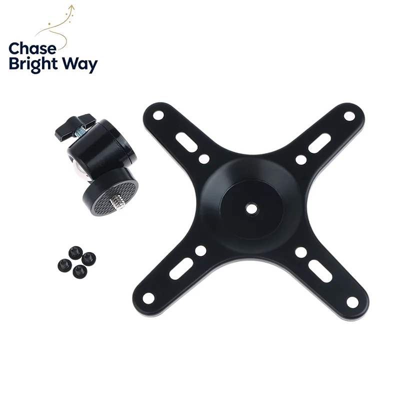 Universal Portable Monitor VESA Mounting Bracket Plate 75x75 100x100mm VESA Standard With 1/4