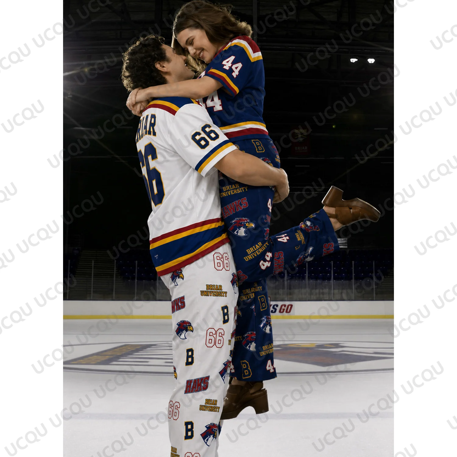 2026 Off Campus Briar University Couples Pajama Set Graham 44 Di Laurentis 66 Jersey Pants Homewear Adult Kids