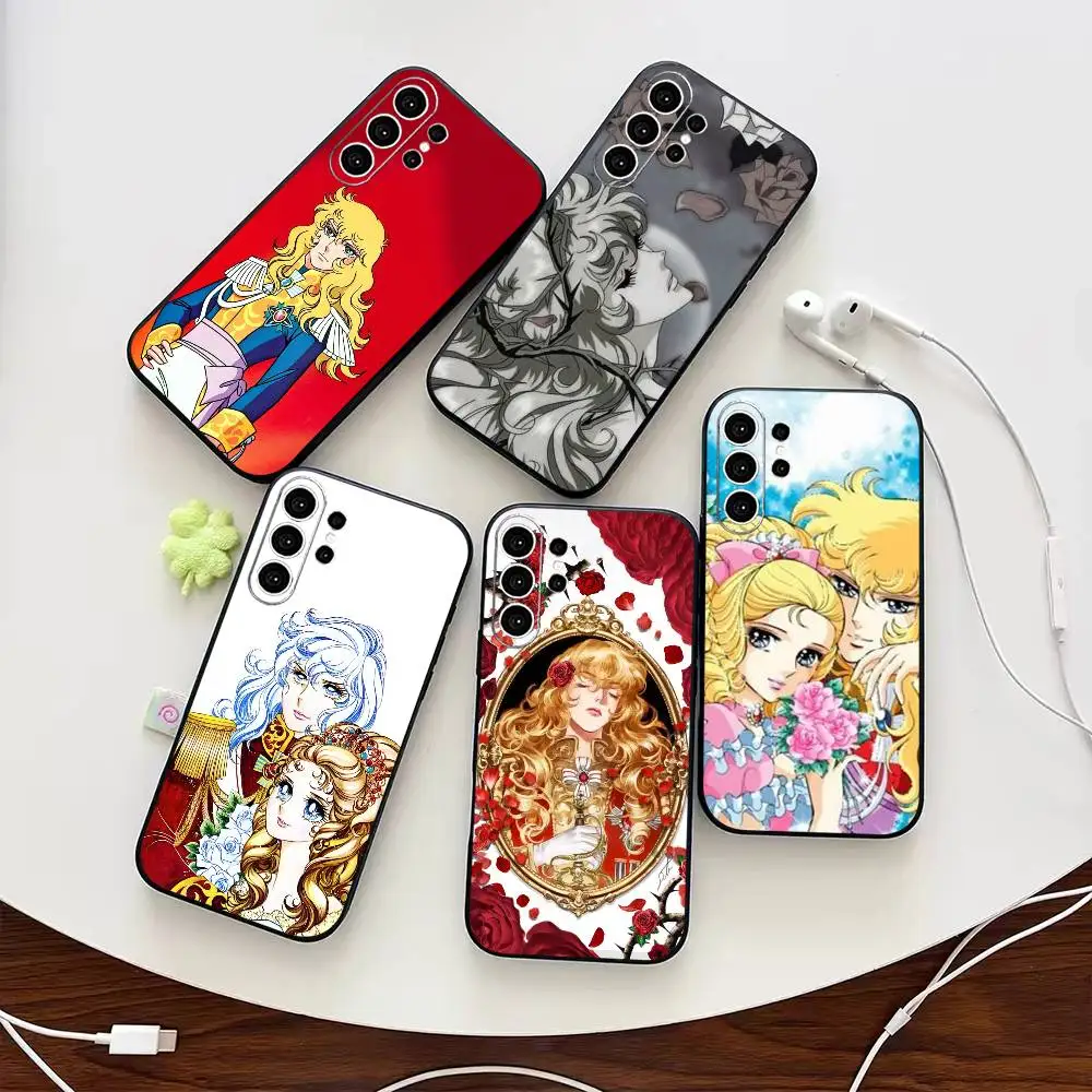 The Rose of Versailles  Phone Case For Samsung S25,S24,S21,S22,S23,S30,Ultra,S20,Plus,Fe,Note,10,9,5G Black Cover