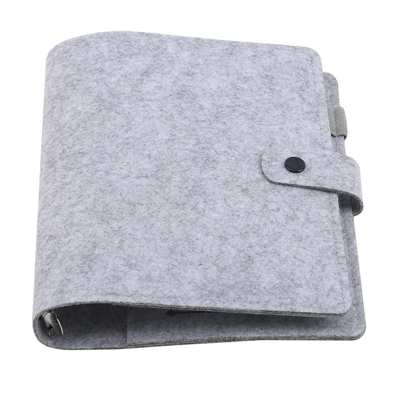 A5 A6 feltro Shell quaderno in tessuto quaderno a fogli mobili pianificatore di carta pagina interna raccoglitore ad anelli cancelleria regalo diario del viaggiatore