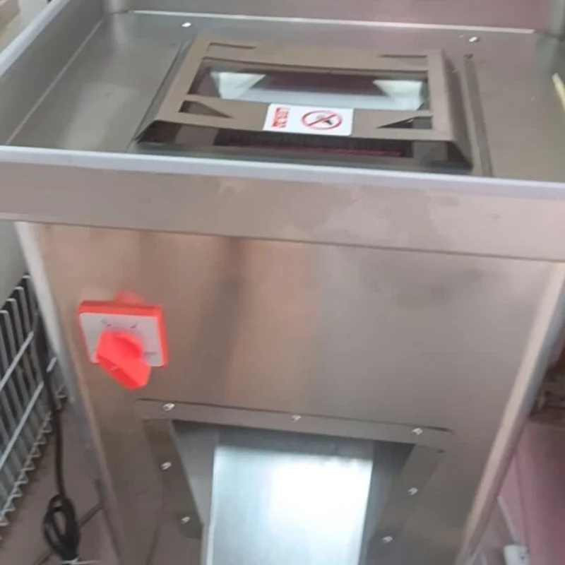 Meat Cutting Machine 2200W Per Hour Food Processing Commercial Vertical Meat Slicer Cutter Machines
