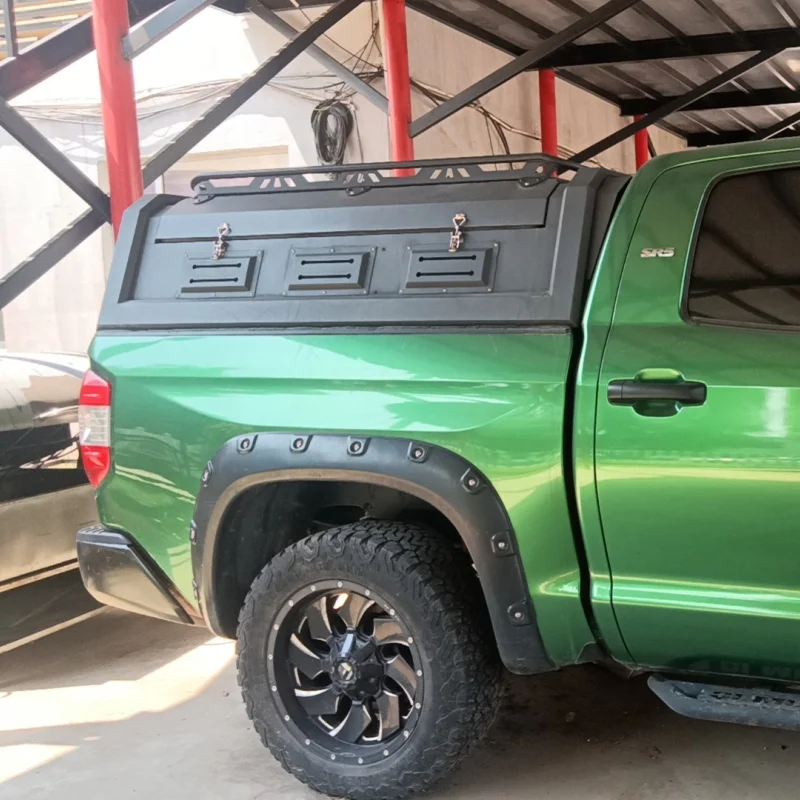 

Foldable Camping Tonneau Cover for Hilux Pickup Truck Hard Shell Aluminum Truck Canopy for Dodge Ram Rooftop Tent for Car Top