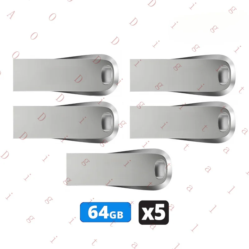 MTN-   FOR Sandisk Ultra Luxe 64GB Metal Flash Drive USB Thumb Drive (Pack of 5)