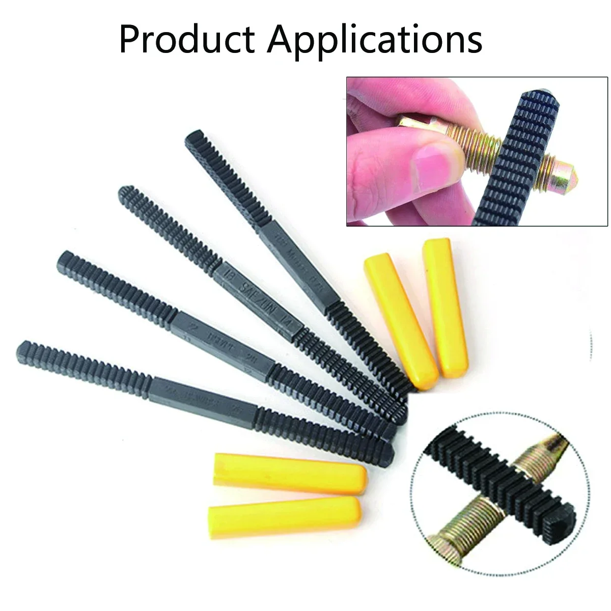 BAXIXINGYUNMU Thread Repair File, Thread Repair Restoration File Teeth Correction Metric Hardware Mini DIY Tools