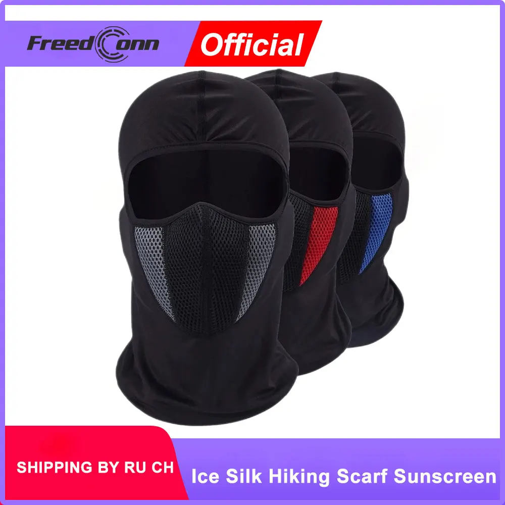 

Freedconn Breathable Motorbike Full Face Cover Soft Fabric Windproof for Motorcycle Cycling Ski Head Scarf Anti-UV