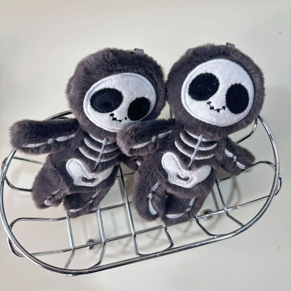 Fashion Skeleton Halloween Keychain Stuffed Mummy Style Bag Pendant Skull Keyring Key Hanging Halloween