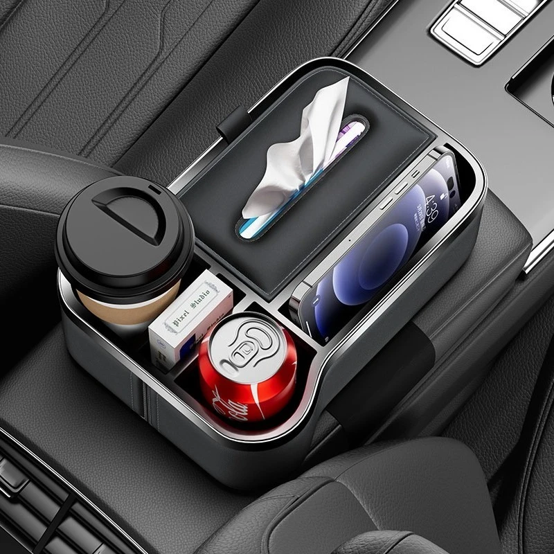 

Интегрированный органайзер для центральной консоли с подлокотником, подстаканником и держателем для салфеток для Nissan Sylphy Qashqai