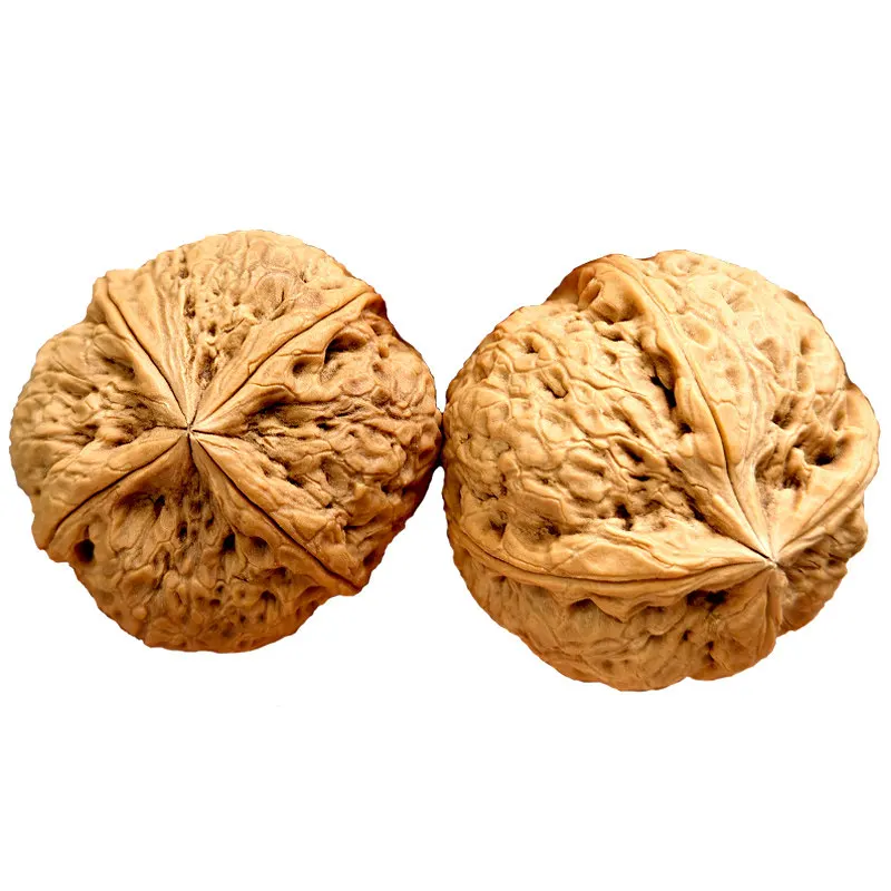 Natural Wild Four Ridges Iron Walnut One Pair Unmodified No Splicing Wenwan Collectible Stress Relief Gift For Men Friend Home