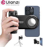 Ulanzi MA35 Phone Selfie Booster Handle Grip Bluetooth Photo stabilizer Holder with Magsafe Shutter Release iPhone Mobile Stand