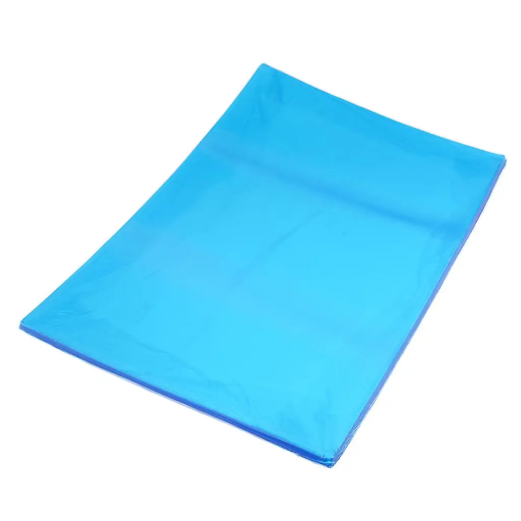 Motorcycle Motorbike Seat Gel Pad Cushion Comfortable Shock Absorption DIY Saddle Mat , Blue 48 x 35 x 1 cm