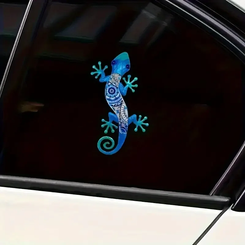 Naklejki winylowe Cool Lizard Cartoon - idealne do samochodów, laptopów, ciężarowych i motocykli |   Odporne na zarysowania naklejki dla domu i pojazdu