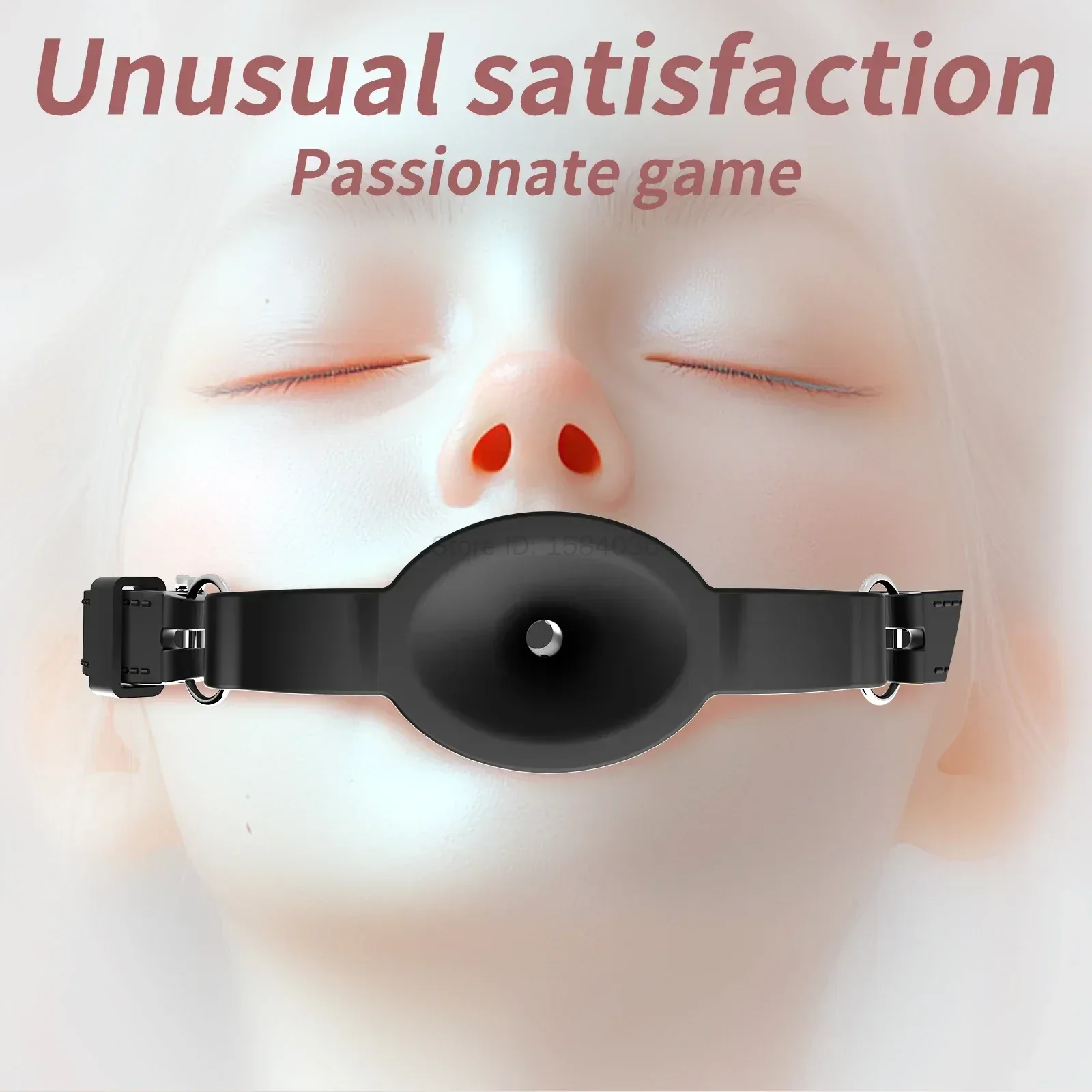 سيليكون تنفس الفم المكونات BDSM عن طريق الفم الكرة الكمامة حزام قابل للضبط المثيرة الجنس لعب للأزواج دورين لعب sexyshop ألعاب الكبار