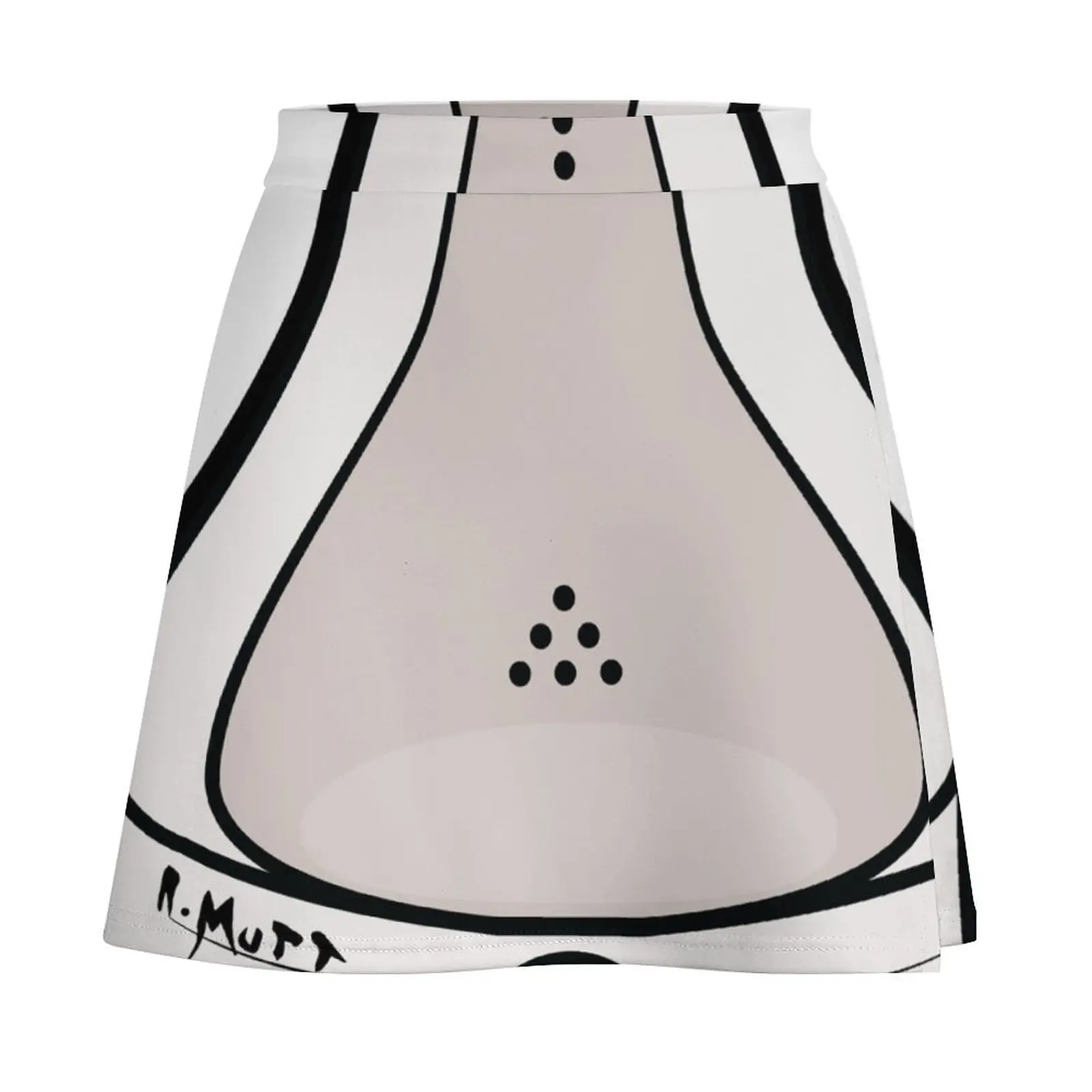 Fountain - Marcel Duchamp Urinal Illustration Mini Skirt skirts women summer 2025 fashion korean clothing