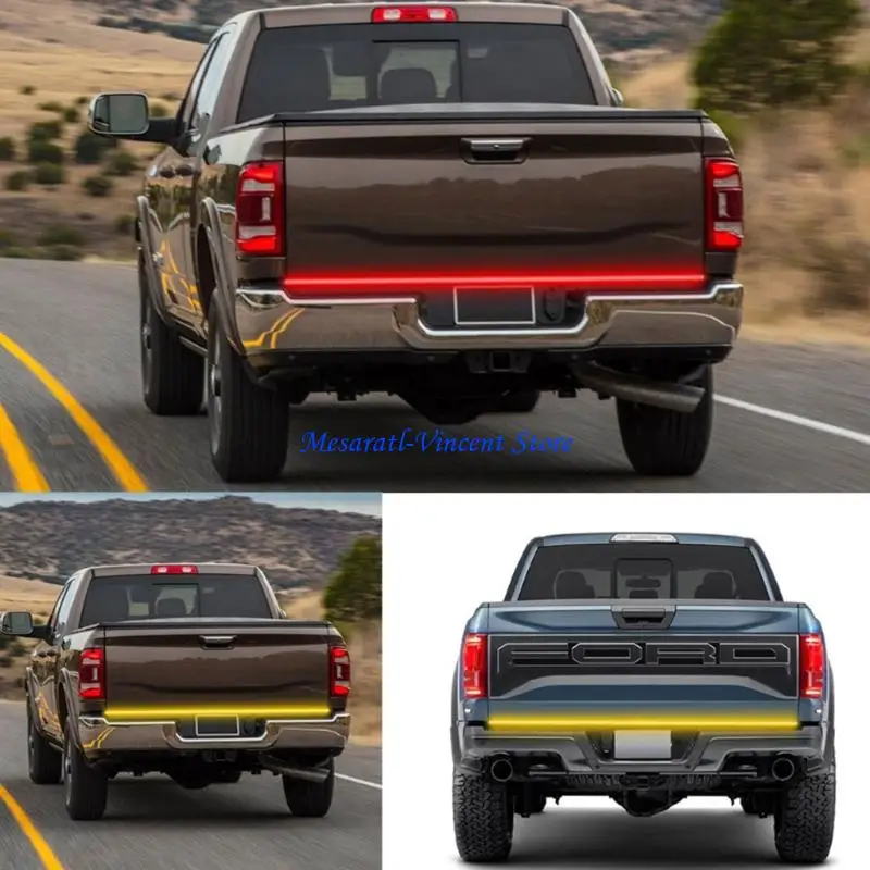 A70F Energy Efficient LED Fishbone Tail Light with Quick Installation Universal Fitment Easy to Use for Pickup Trucks