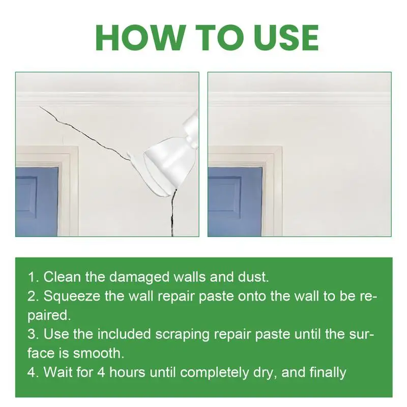 Dirty Wall Paint 200g Quick Drying Spackle Paste For Wall Scraper Design Wall DIY Paste For Living Room Kindergarten Dining Room