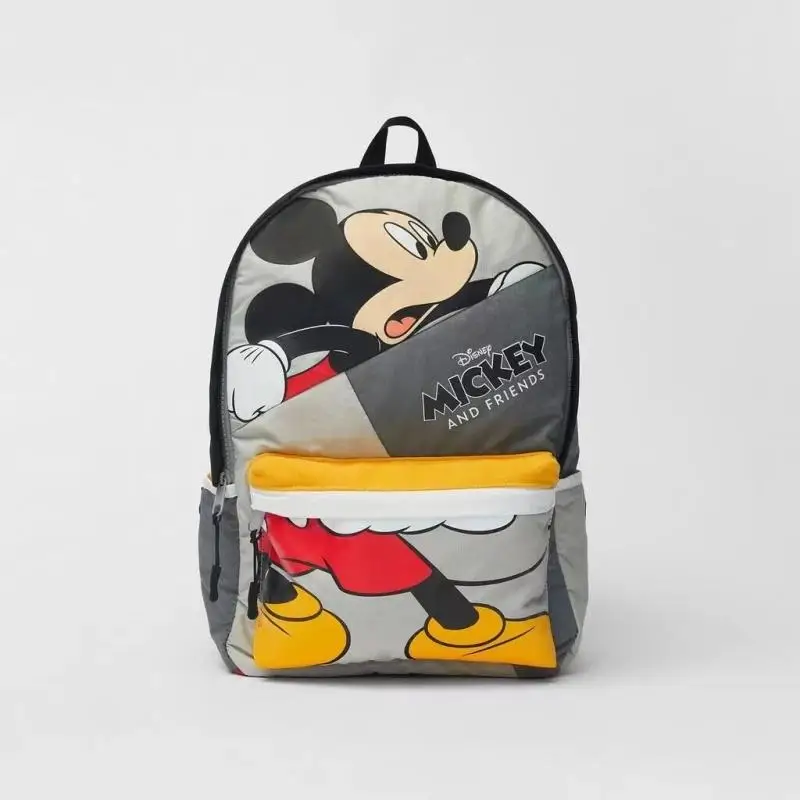 New Disney Mickey Mouse Children\'s Anime Bag mickey Bacpack Cartoon Donald Duck Backpack School Bags Kids Small Travel Bag Gifts