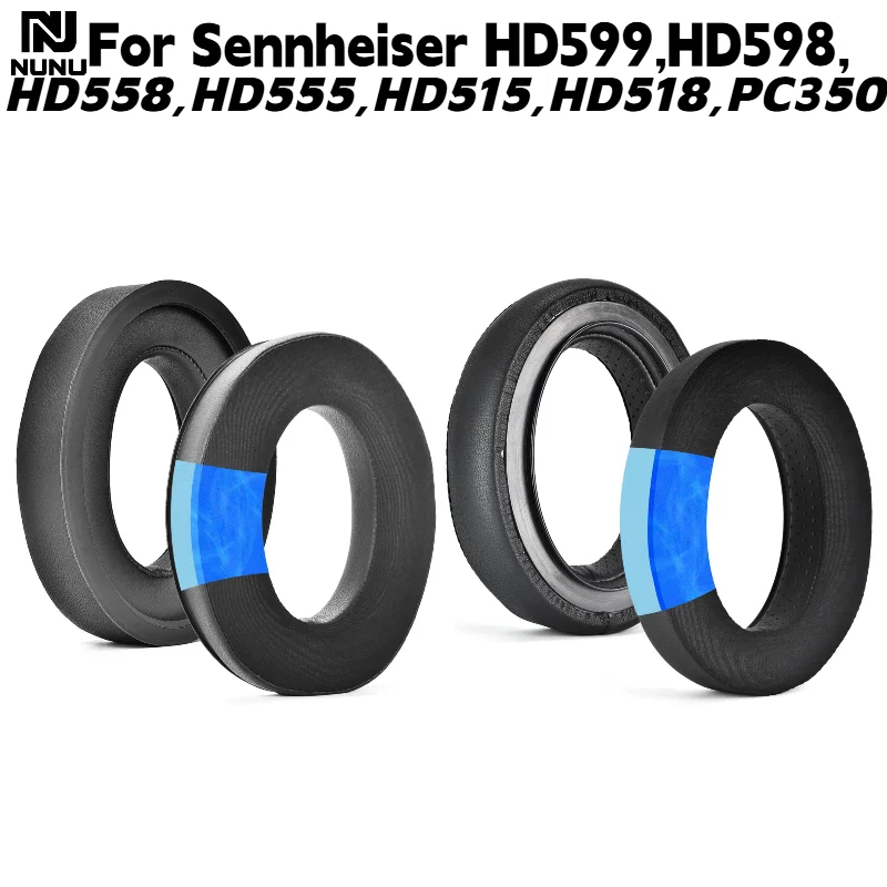 

NUNU Replacement Ice gel Ear Pads With buckle For Sennheiser HD599,HD598,HD558,HD555,HD515,HD518,PC350 Headphone Ear pads