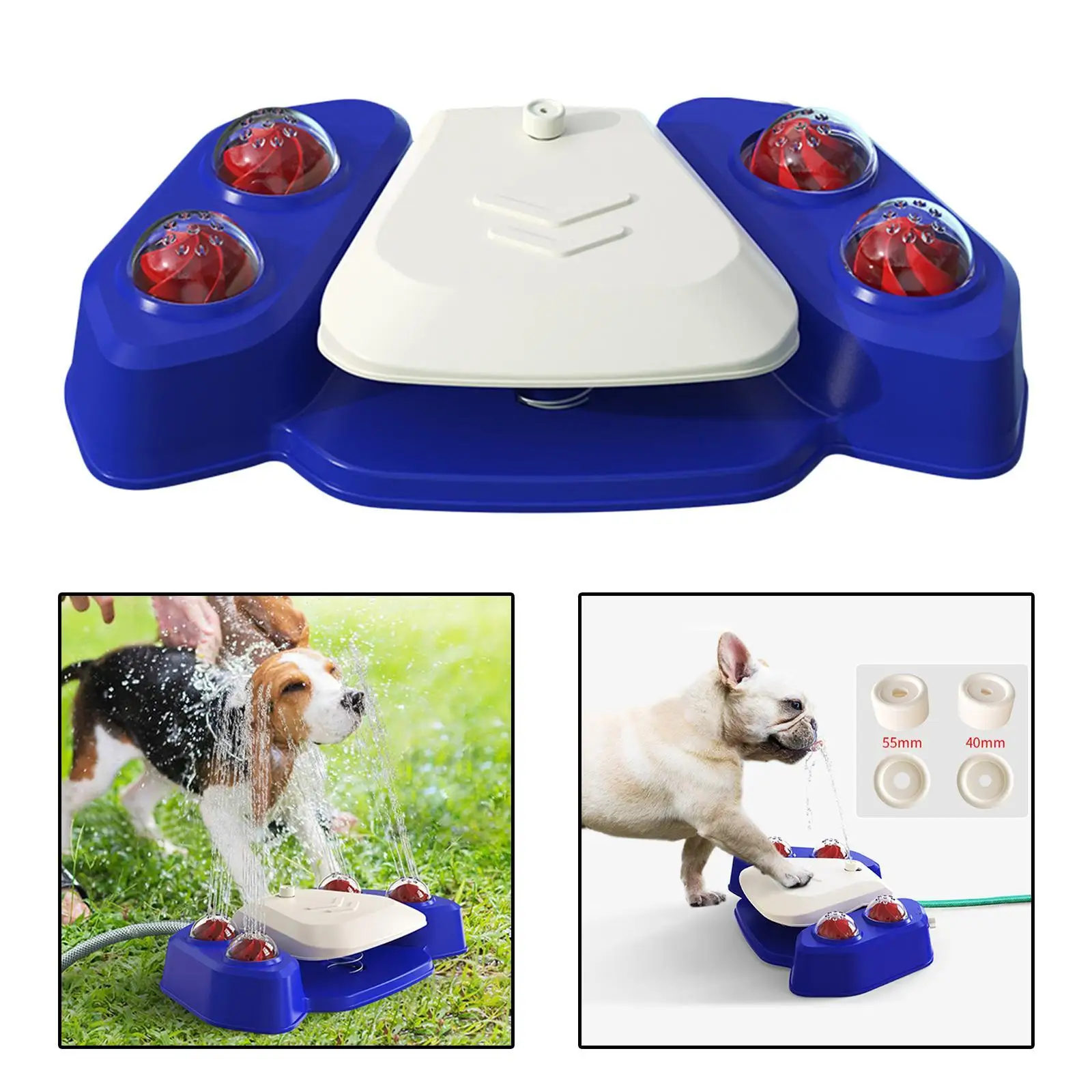 Presse à boire pour animaux de compagnie de jardin, arroseur d'eau, douche, fournitures pour animaux de compagnie