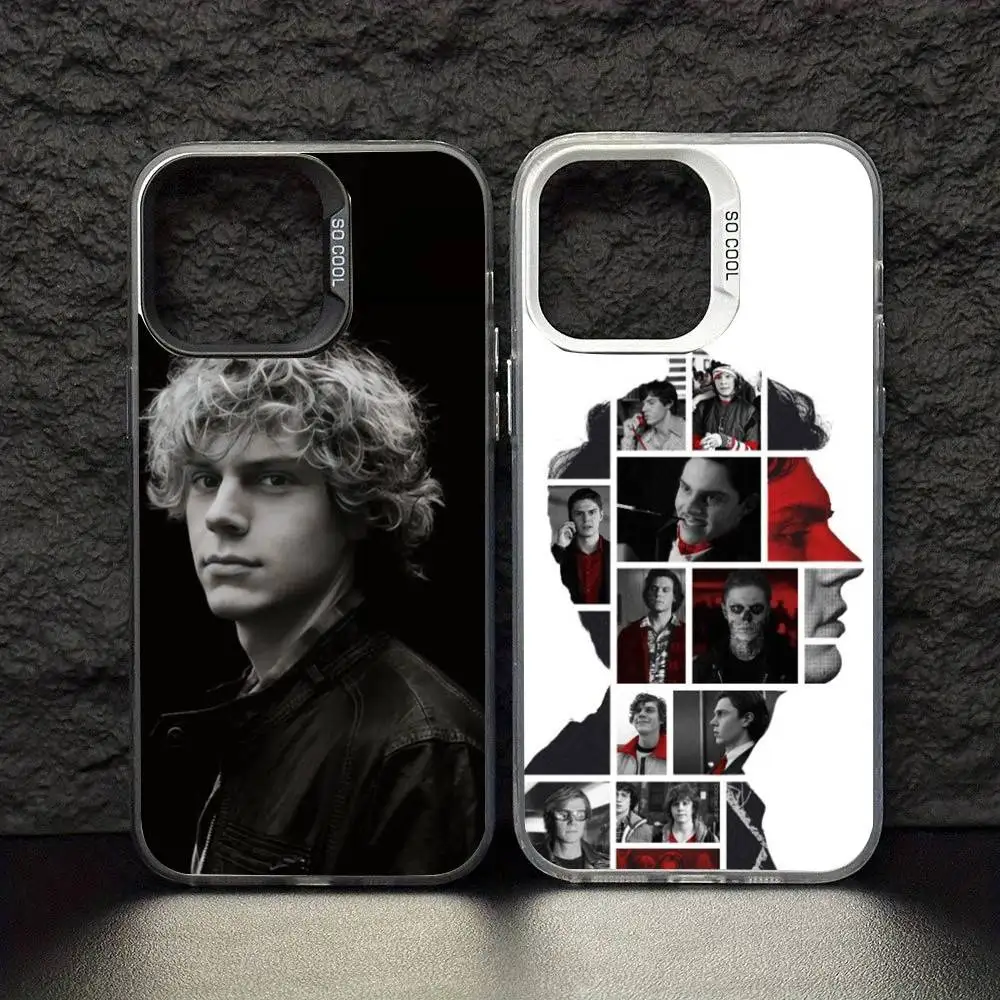 

E-Evan P-Peters Actor Phone Case For iPhone 17,16,15,14,13,12,11,Pro Max,Plus Candy Silver Cover