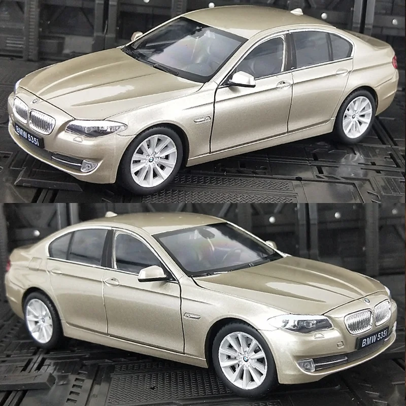 1:24 simulation BMW 535i alloy car model metal ornaments gifts for friends children Christmas toy car collections