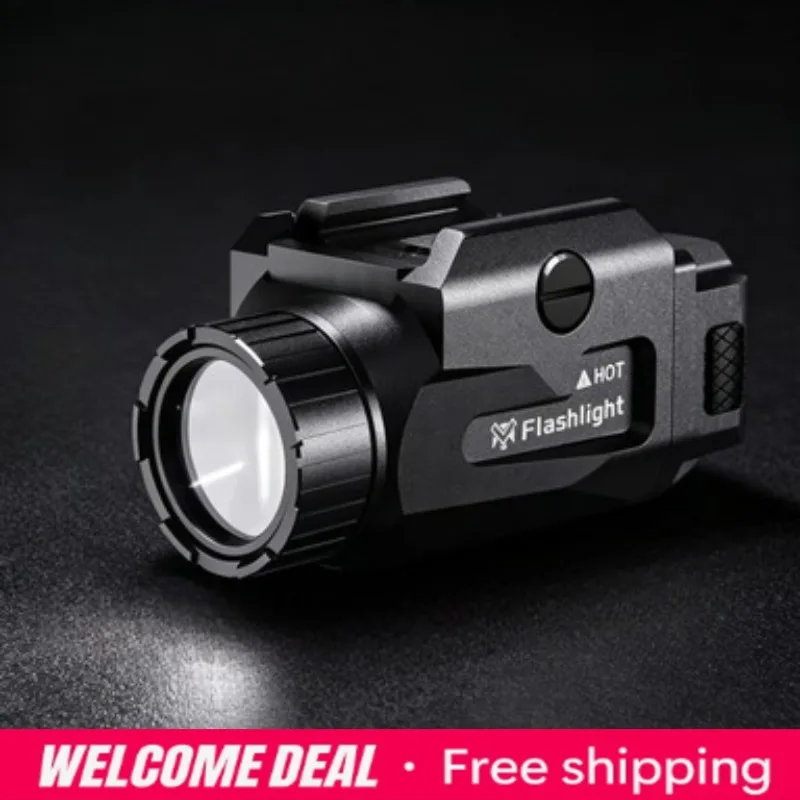 800 Lumen Full Metal Hobby Model Light Multi Brightness & Flash Modes USB Recharge With Screwdriver & Storage Pouch