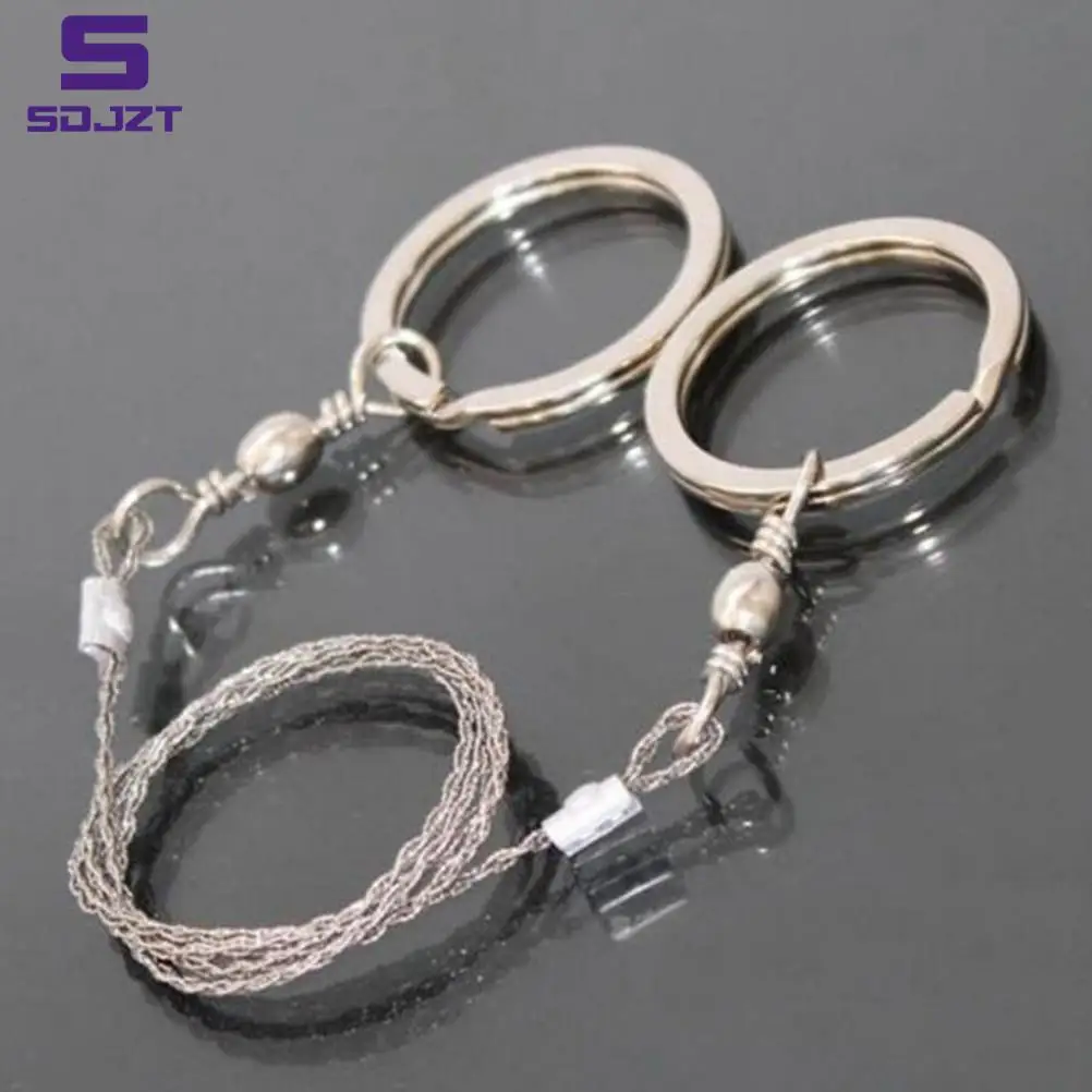 Camping Hunting Wire Saw Field Security Protective tools Stainless Wire Saw Hand Chain Saw Cutter Outdoor Emergency Fretsaw