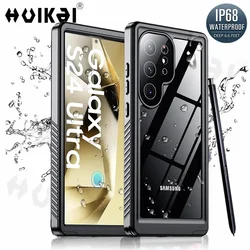 IP68 Waterproof Case For Samsung S25 Ultra S24 FE S24 Note 20 Ultra A56 A15 A16 A55 Full Protection Heavy Duty Shockproof Cover