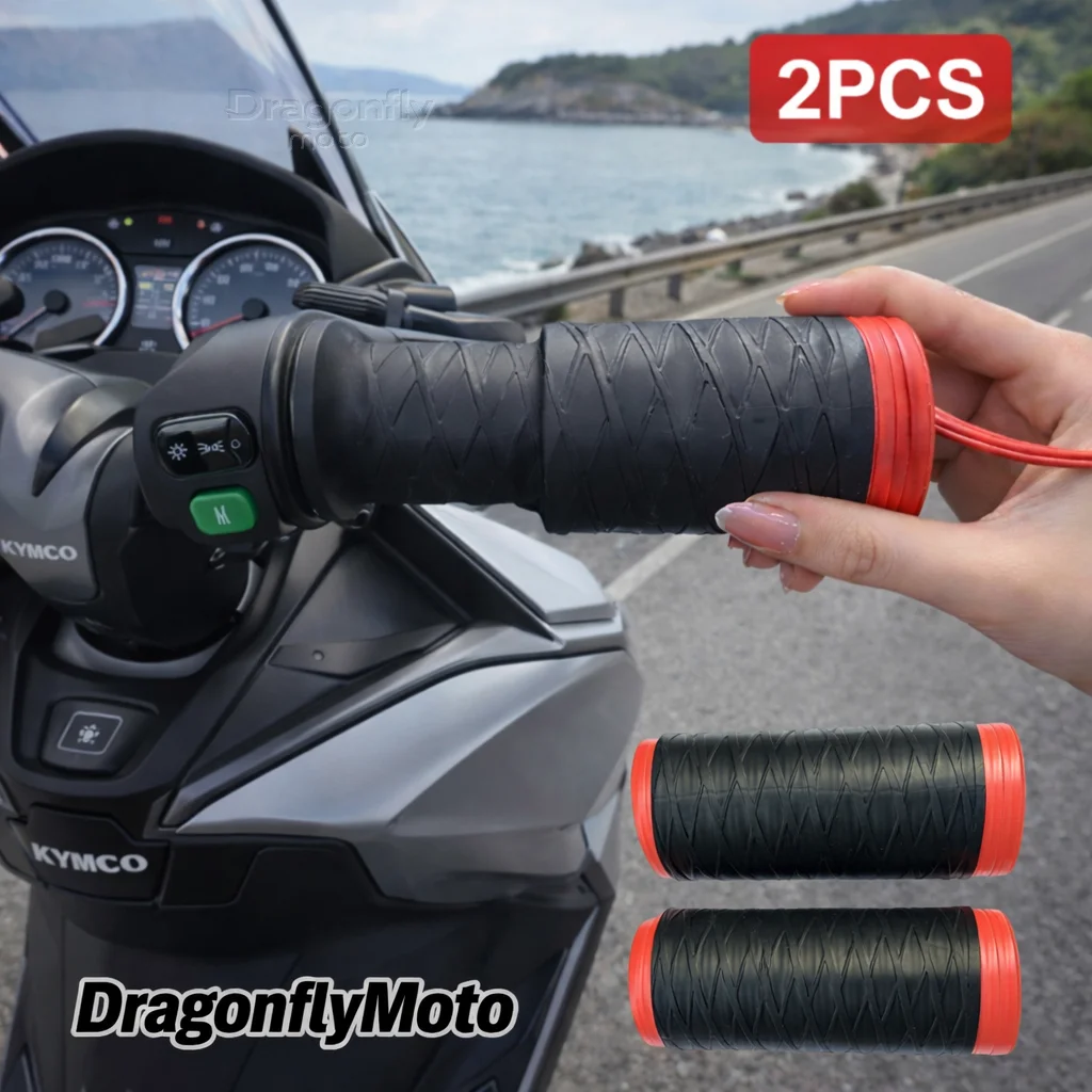 

Силиконовые чехлы на руль мотоцикла для KYMCO X-TOWN125i X-TOWN300i, самозатягивающиеся, нескользящие, чехлы-накладки на руль мотоцикла