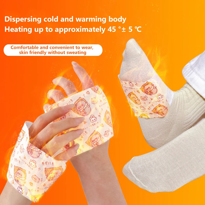 1Pairs Kapibala Wearable Disposable Hand Foot Heating Paste Self-heating Cold-proof Winter Warm Paste Heat Packs Warmer Wrist