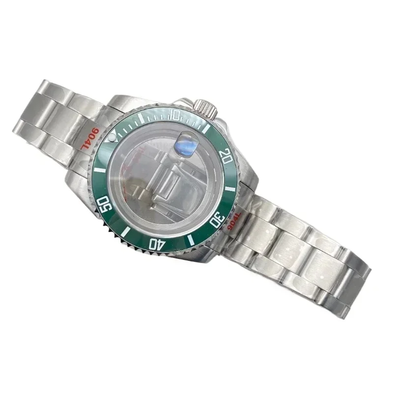Boîtier de montre Submariner DayRequiMen, bracelet de montre en acier inoxydable, verre saphir pour NH35, NH36, Miyota 8215, mouvement 2813, bricolage, SION L, 40mm