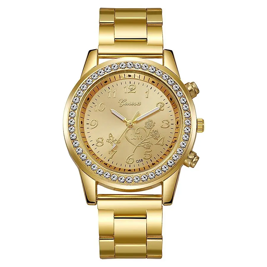 Popular high-grade men's watches gold series women's watches casual quartz watches men and women gifts