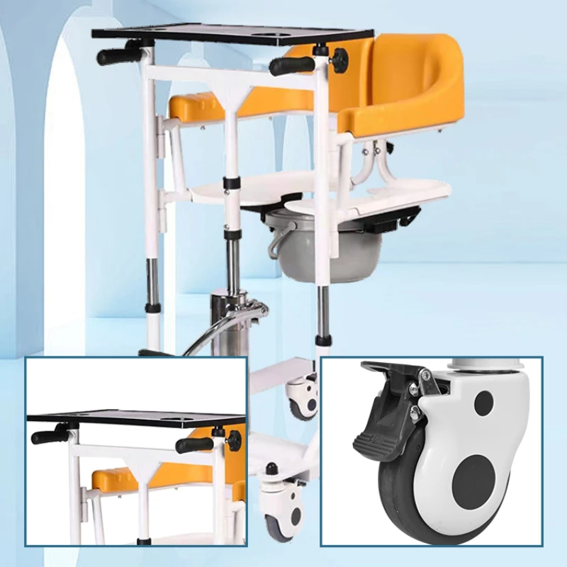 

Multi functional hydraulic displacement machine for paralyzed elderly care, bed rest, disabled chair lifting and lowering