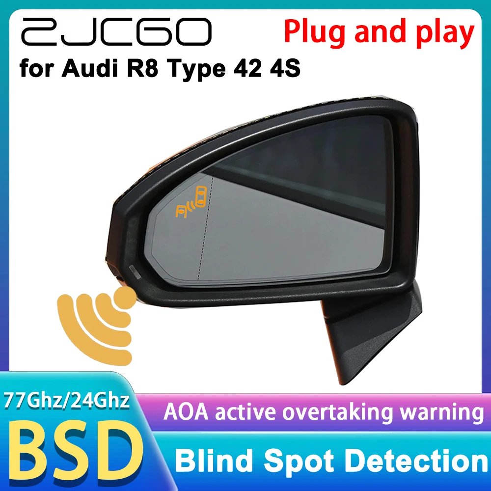 

for Audi R8 Type 42 4S 2007-2024 Side Assist 77GHz Radar Detector Blind Spot Detection Assist Monitoring DSD DSM BSA System