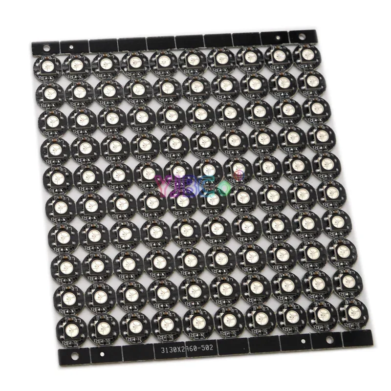 100 / 500 / 1000 Stuks Ws2812b Led Modules Chips & Heatsink Ingebouwde 5050 Rgb Ws2811 Ic Led Board 5V Dc Digitale Pixels Module