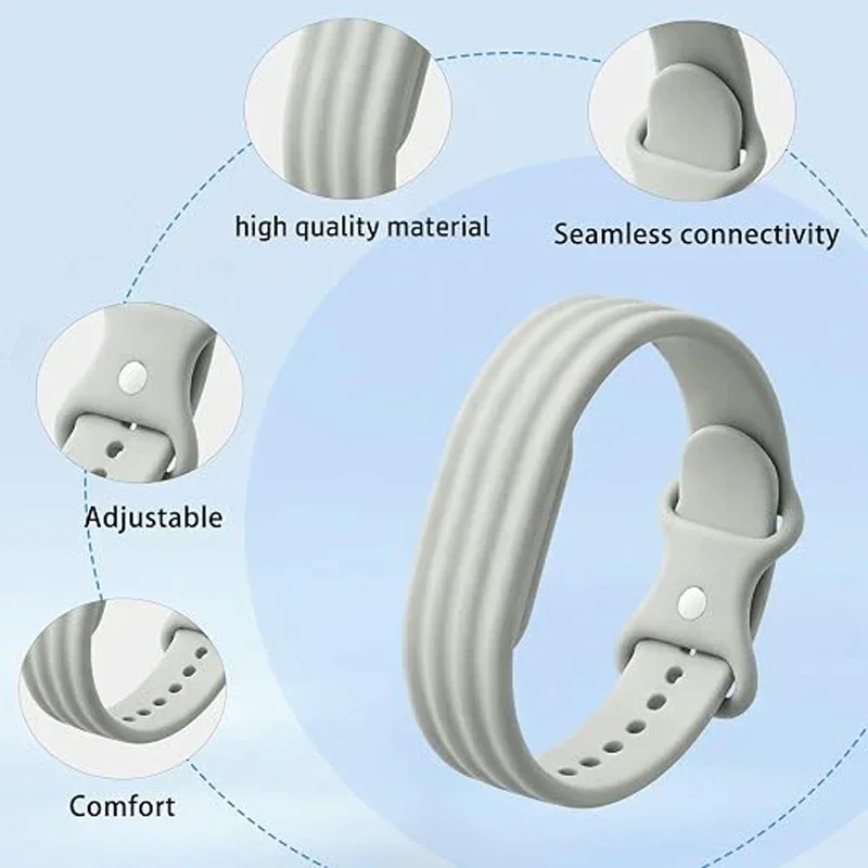 Official Sports Nylon+Silicone Loop Strap for Google Fitbit Air Comfortable Bracelet Wristband for Google Fitbit Air Accessories image 3
