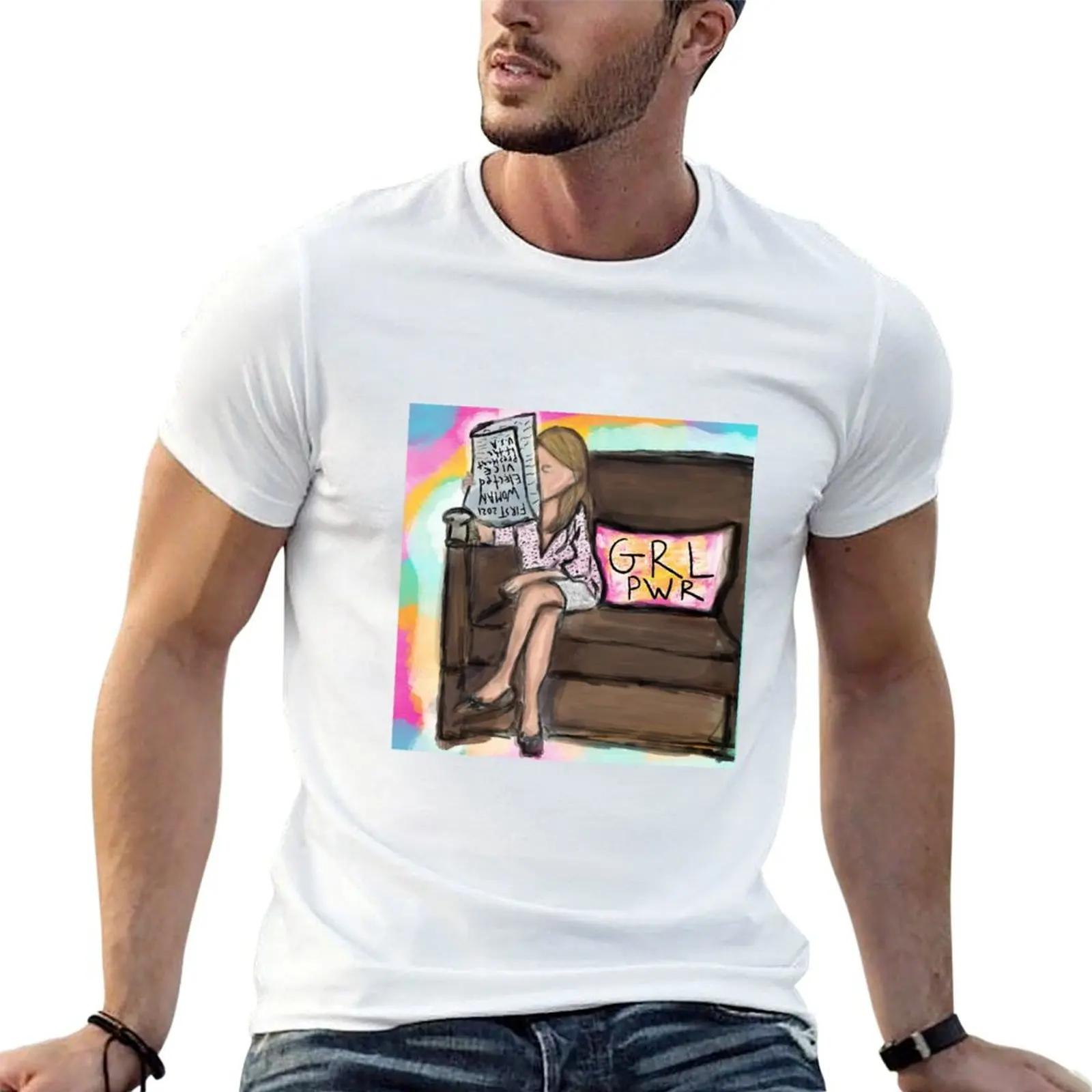 GRL PWR T-Shirt Lightweight Cooling Short Sleeve Tee