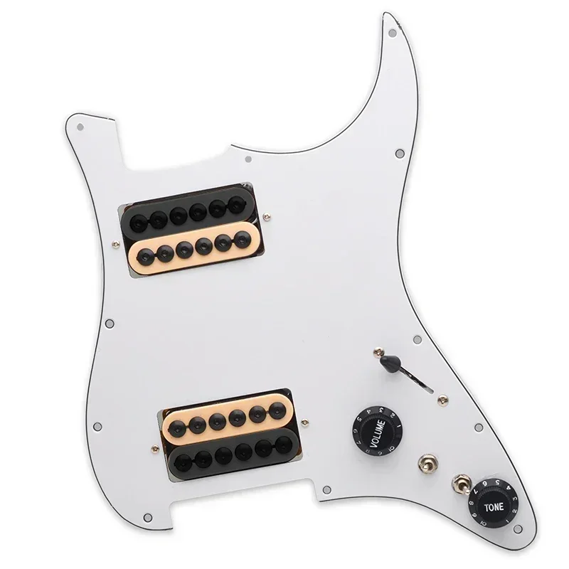 Loaded Prewired Scratchplate Two Humbucker Coil Splitting HH Guitar Pickguard Electric Guitar Pickguard