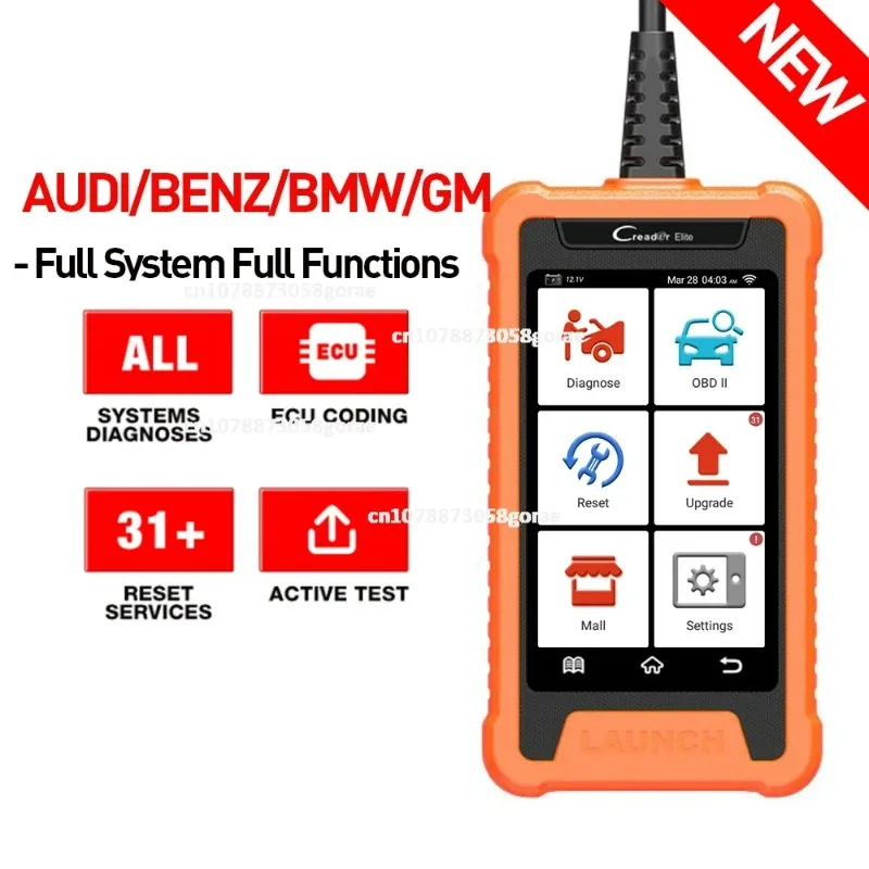 X431 Elite Professional OBD2 Scanner  Full Featured in Car Diagnostic Tool