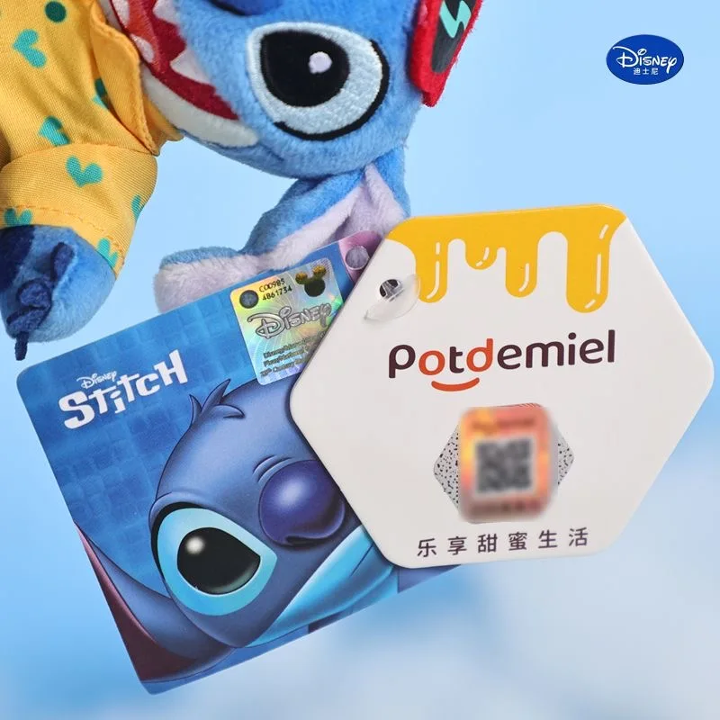 حقيقية غرزة ألعاب من نسيج مخملي قلادة سلسلة Potdemiel ديزني لطيف الكرتون غرزة دمية المفاتيح حقيبة طالب قلادة الفتيات دمى هدايا