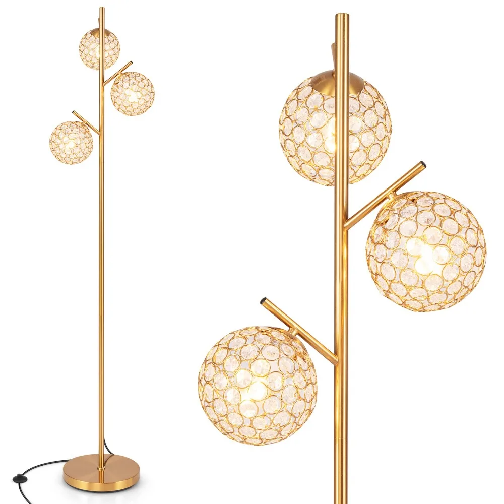 3-Globe Floor Lamp …