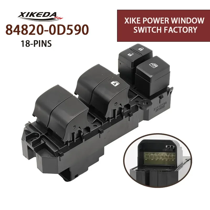 Glass Lifter Window Switch RHD for HILUX FORTUNER REVO 2015 2016 2017 2018 2019 2020 Model