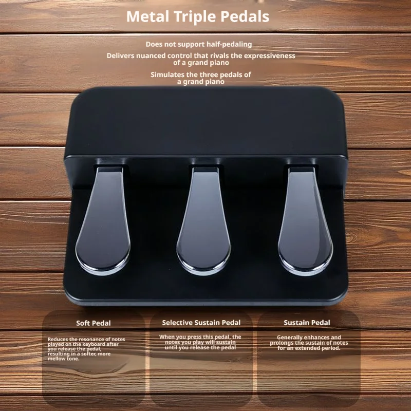 Sustain Pedal Electronic Piano MIDI Keyboard Synthesizer Foot Pedal Universal Accessory