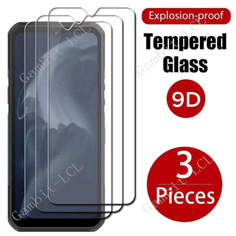 3PCS 9H Original For Oukitel WP35 Tempered Glass Protective On OukitelWP35 WP 35  6.6\