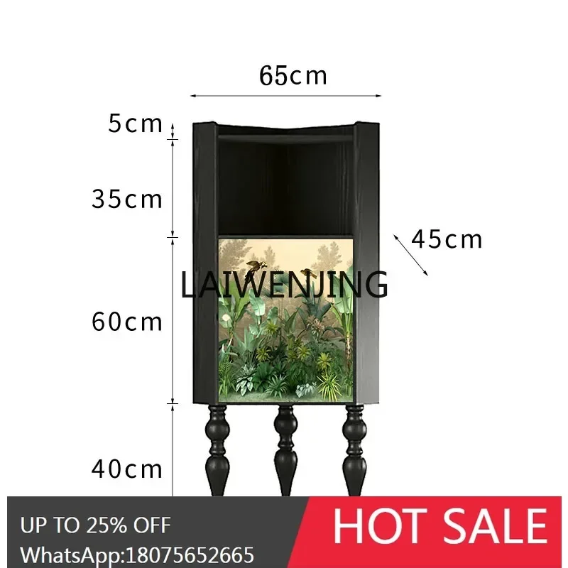 SGF storage and storage integrated decorative triangular cabinet living room corner wine cabinet